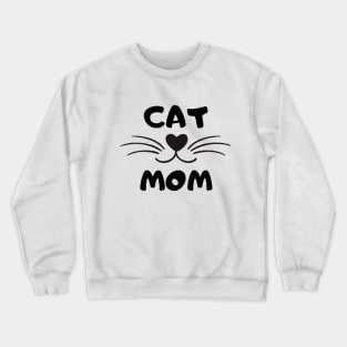 Cat Mom Crewneck Sweatshirt